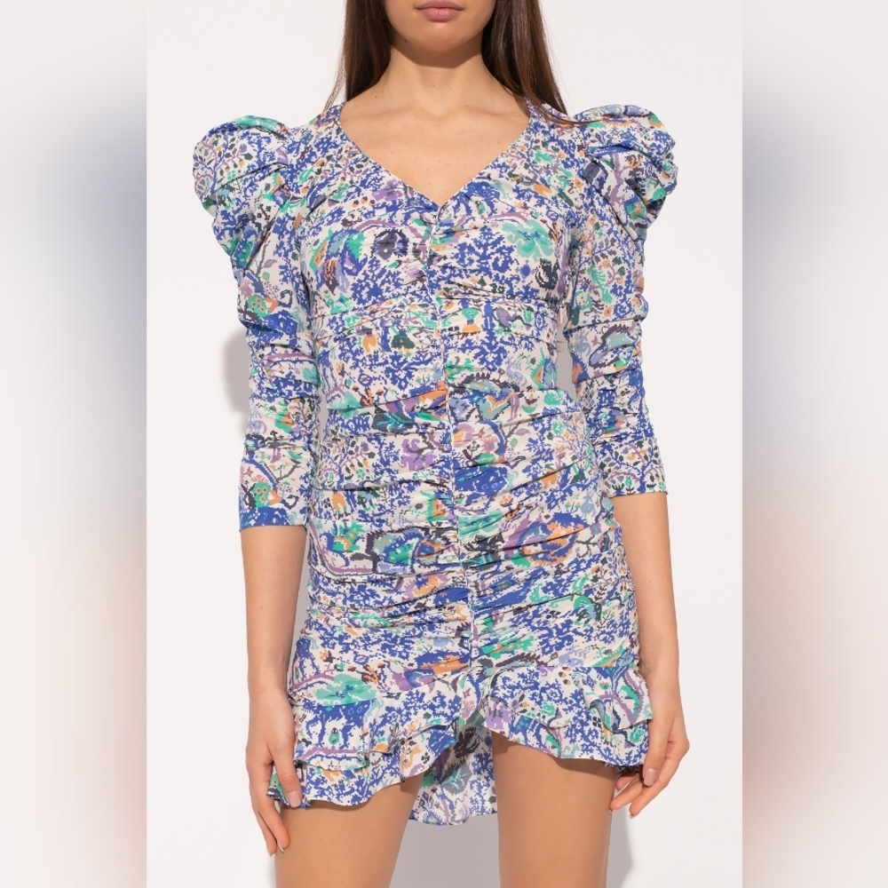 NWT Isabel Marant Bireya Silk Mini Dress